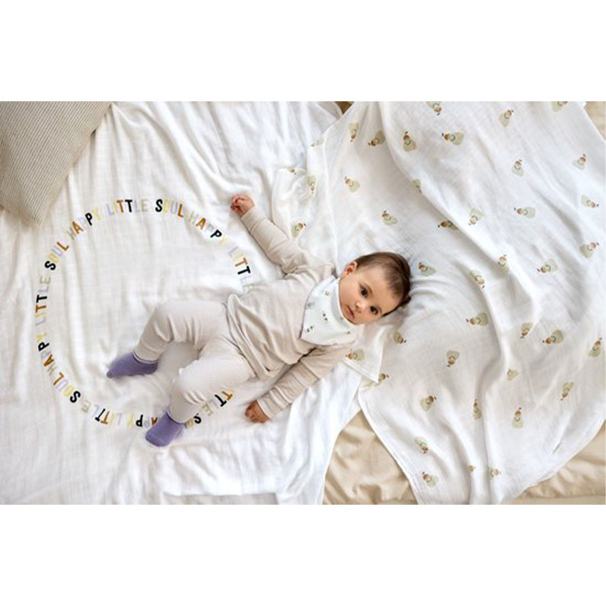 Tetradoek 120x120cm Happy Fruits 2stks Peren 