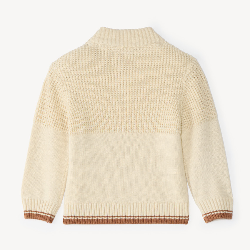 Pull col montant bébé garçon 