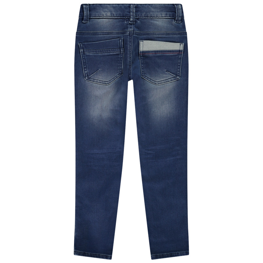 Slimme jeans met reliëfprint voor jongens 