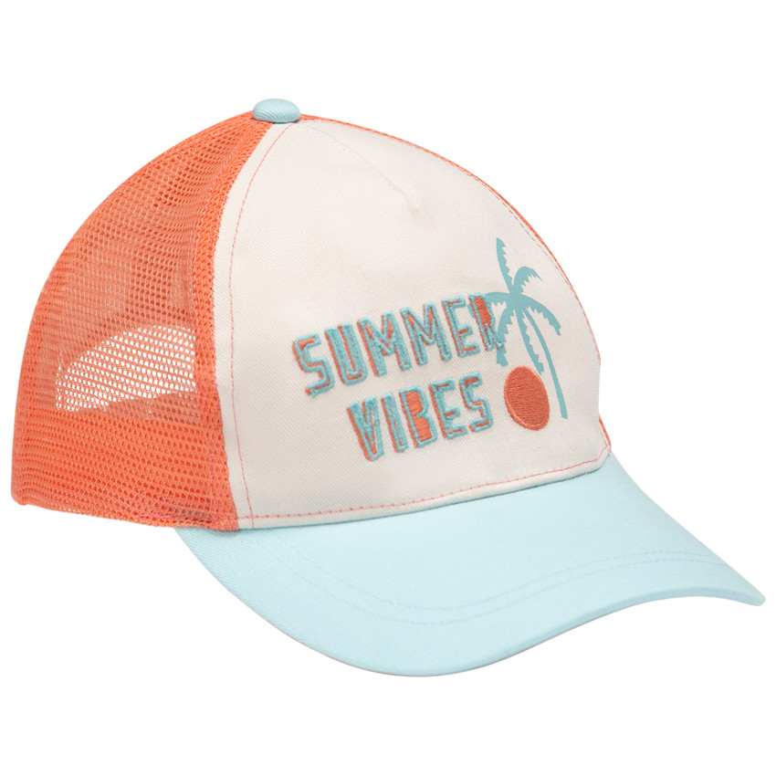 Casquette en mesh à broderie 3D pour garçon 