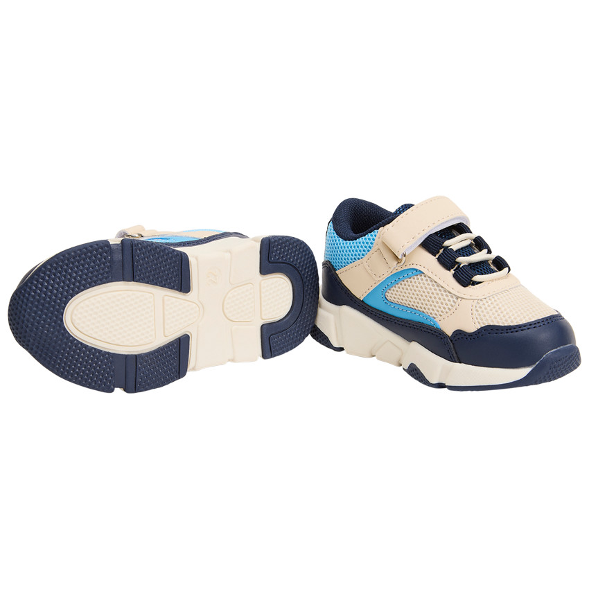 Baskets à empiècements et mesh pour bébé garçon 