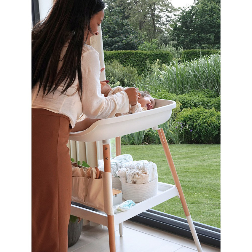 Luiertafel & verzorgingstafel Balneo Pure White 