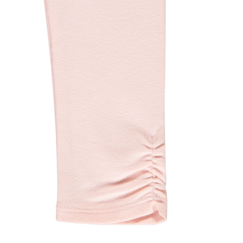 Ensemble tunique manches longues en voile fantaisie imprimé lapin + caleçon fleece pour bébé fille 