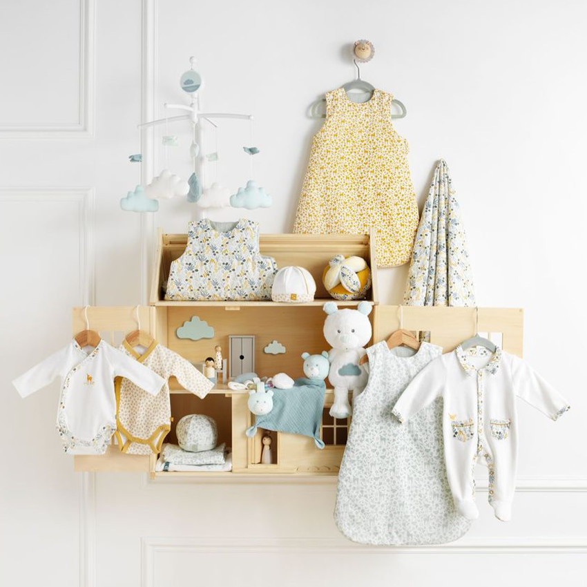 Lot de 3 bodies Promenons-nous naissance pour bébé 