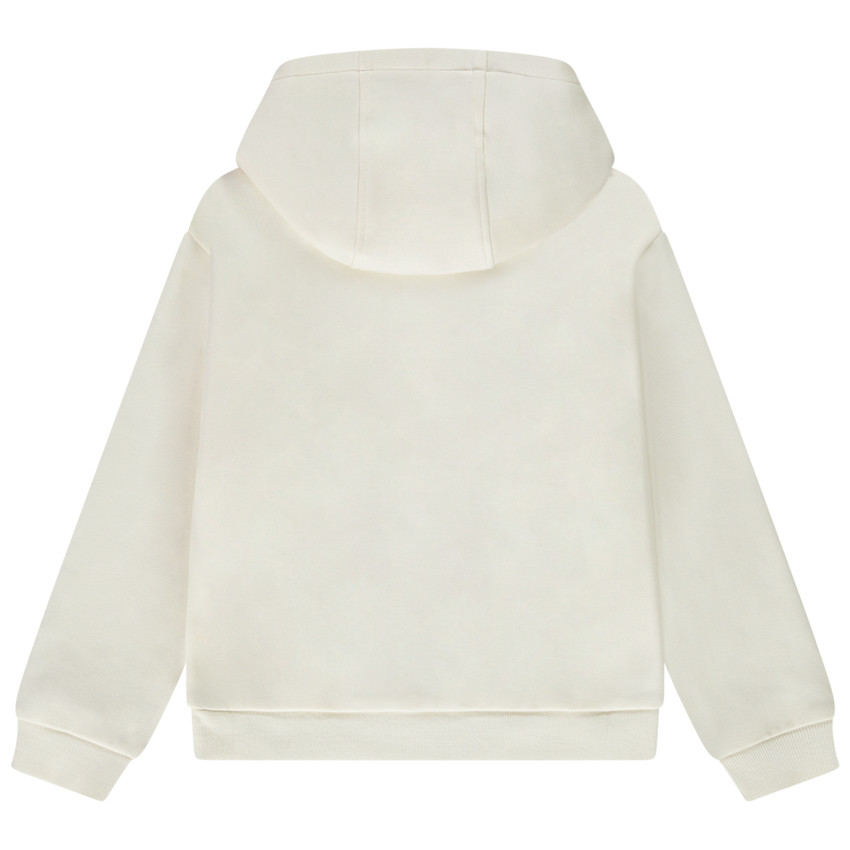 Sweat à capuche molletonné print sequins pour fille 