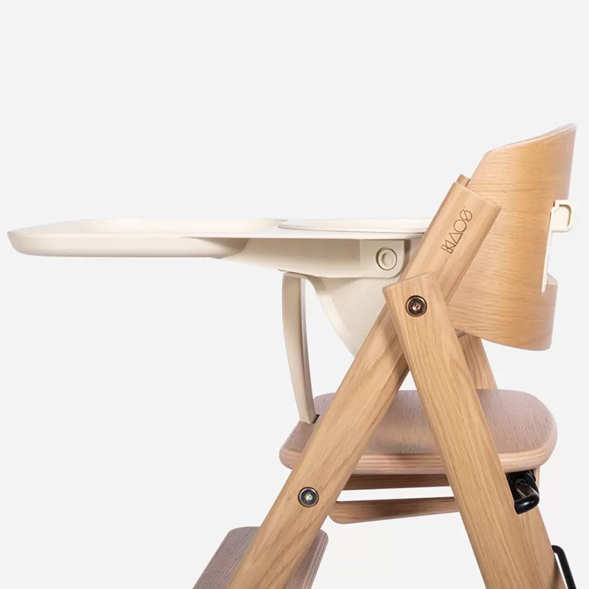 Plateau chaise haute Kaos Klapp pliable Ivoire 