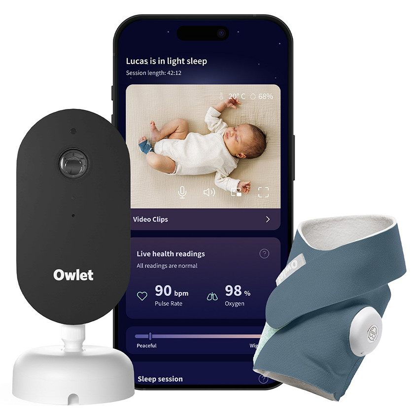 Pack Videobabyfoon + Dream Sock Bedtime Blue 
