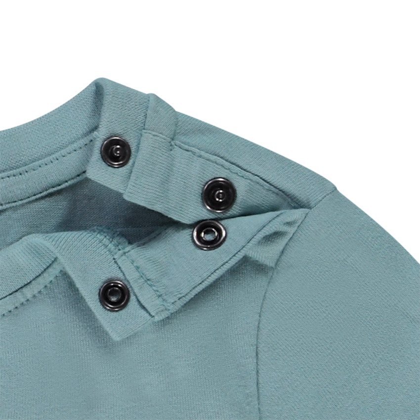 T-shirt met lange mouwen in jersey met fantasieprint voor baby jongen 