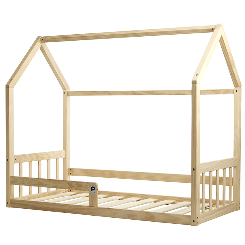 Lit cabane Premissori 70 x 140 cm en bois de pin 