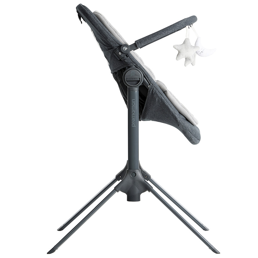 Transat réglable en hauteur Uppy gris 