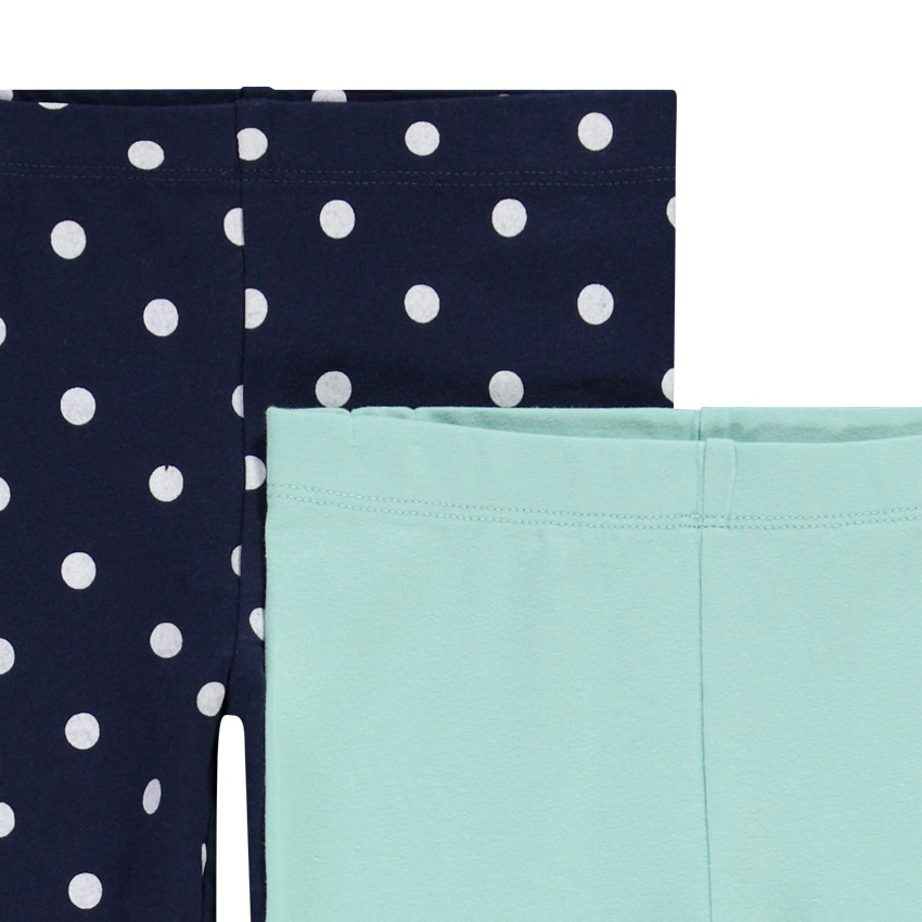 Lot de 4 corsaires en jersey pour bébé fille 