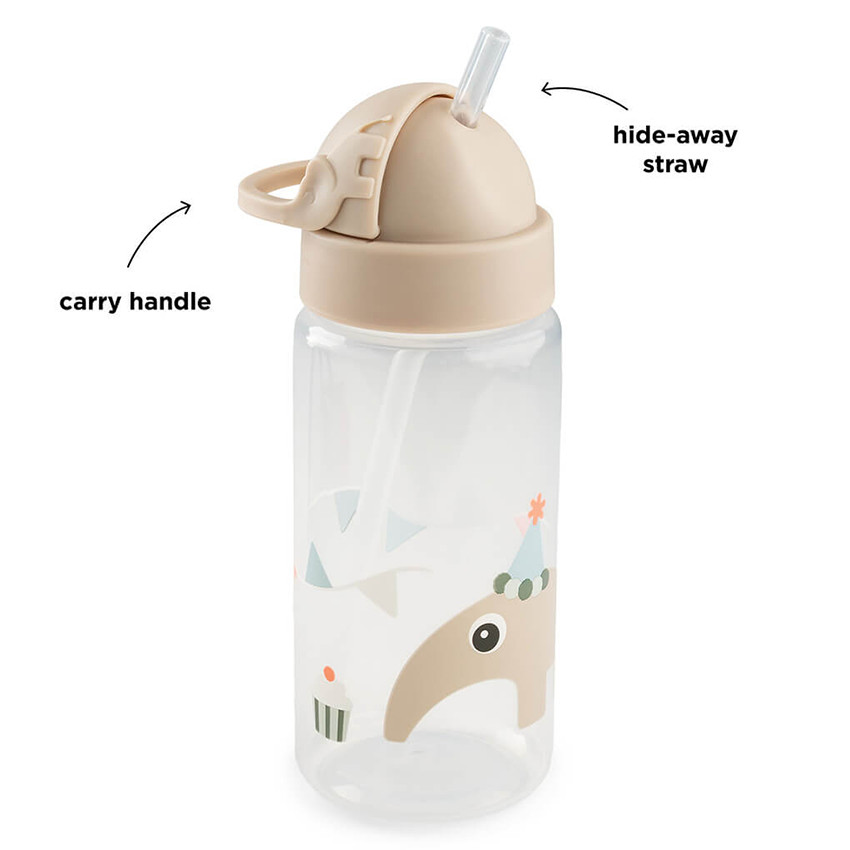 Fles met rietje Celebration Zand 350ML 
