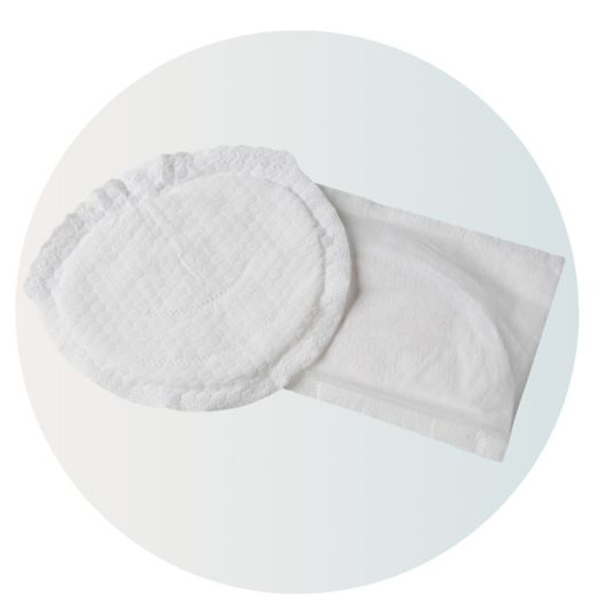 Coussinets d'allaitement Jetables Bamboo - Blanc - 50Pcs 