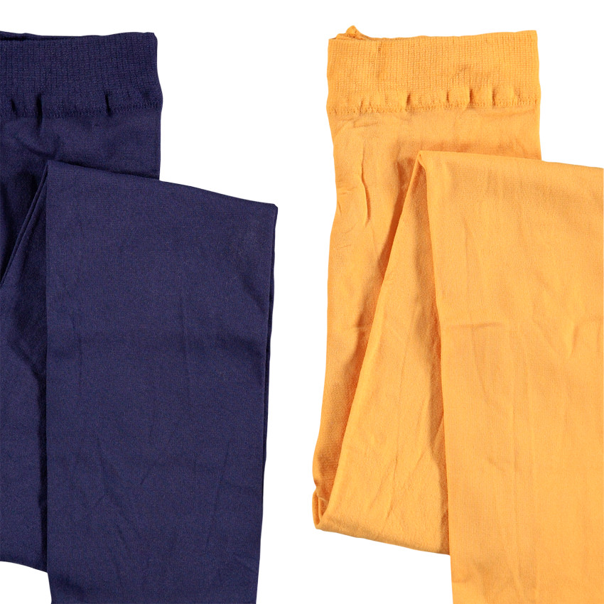 Set van 2 dunne effen panty