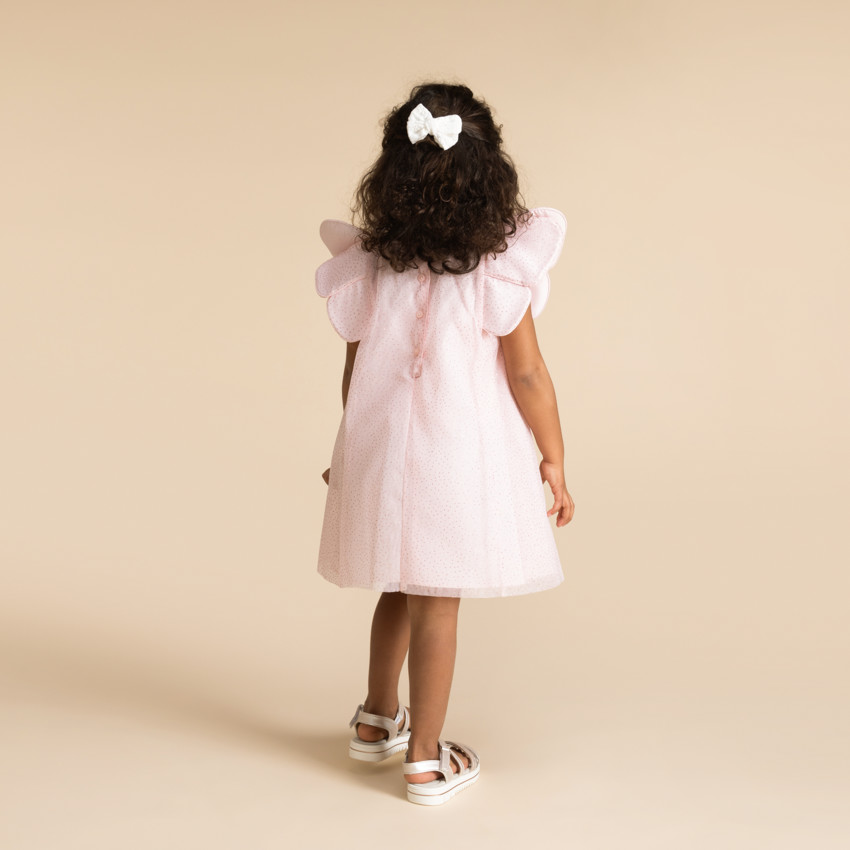 Robe sans manches fantaisie ailes de papillon pour bébé fille 