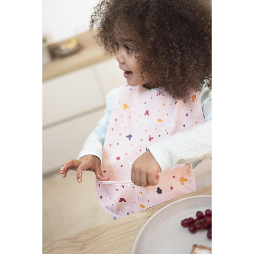 Bavoir plastifié à scratch Disney Minnie 