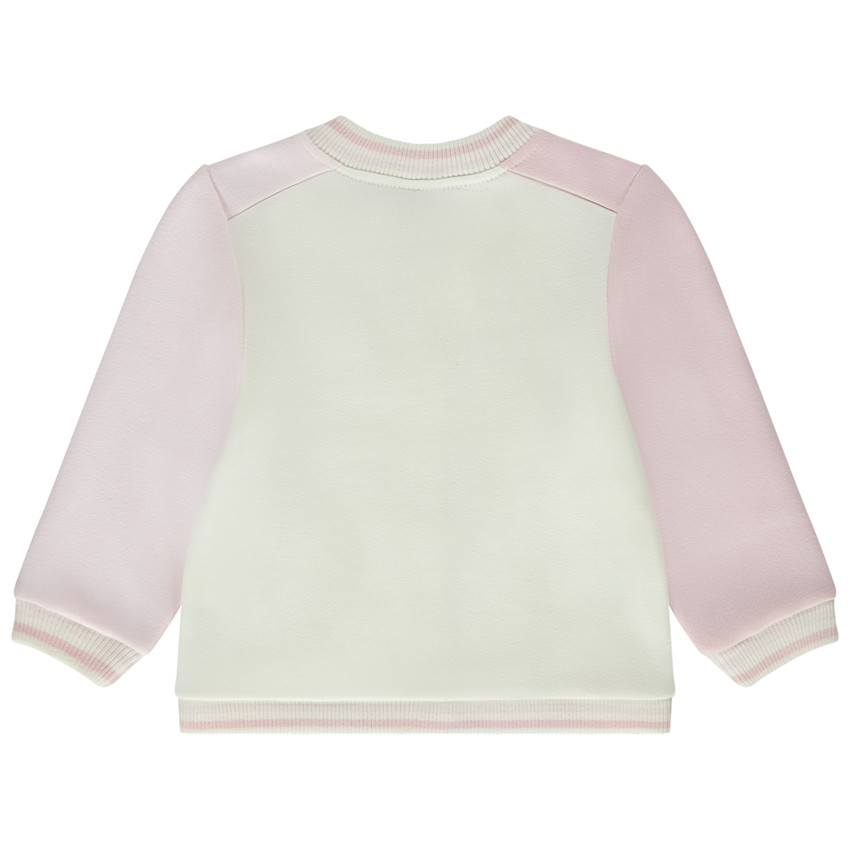 Veste teddy à patch bouclettes pour bébé fille 