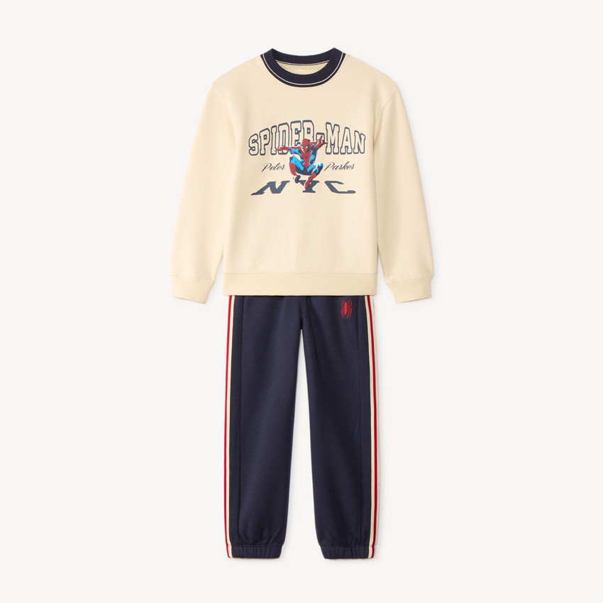 Joggingset jongens met Spider-Man Marvel print sweatshirt 