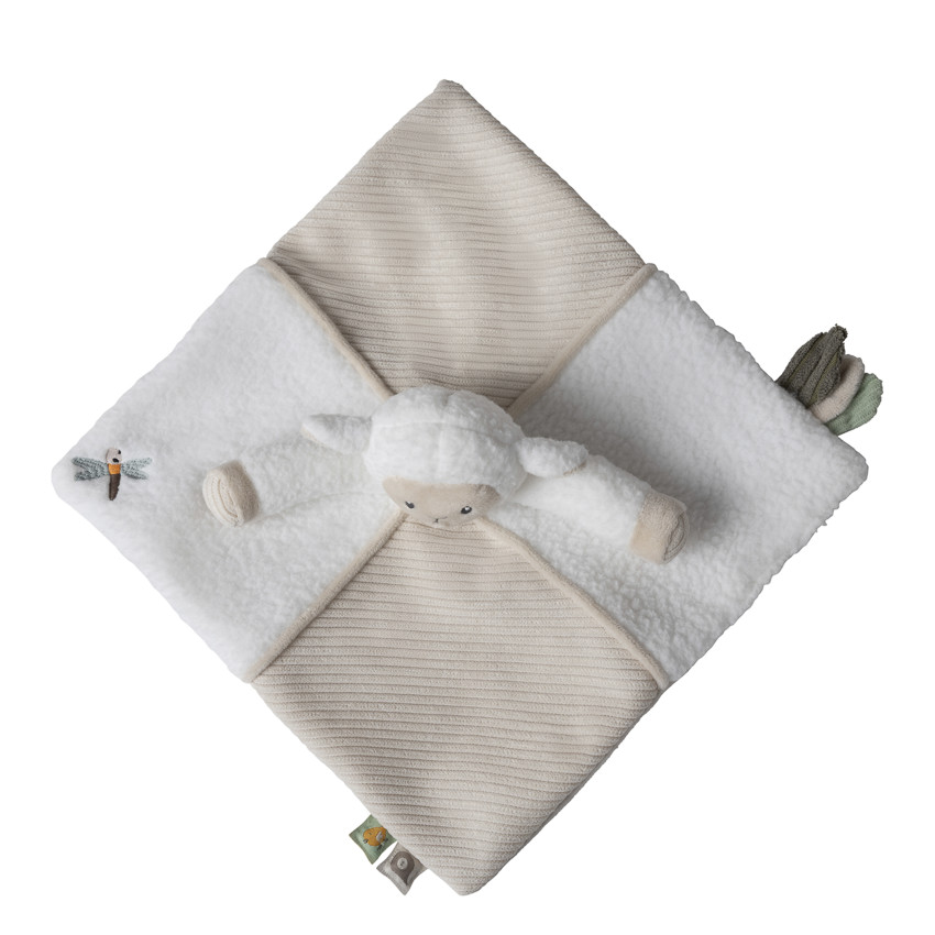 Knuffeldoekje schaap La Vie à la Ferme 