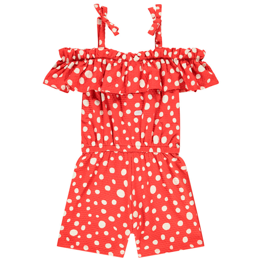 Combishort en jersey imprimé pour fille 