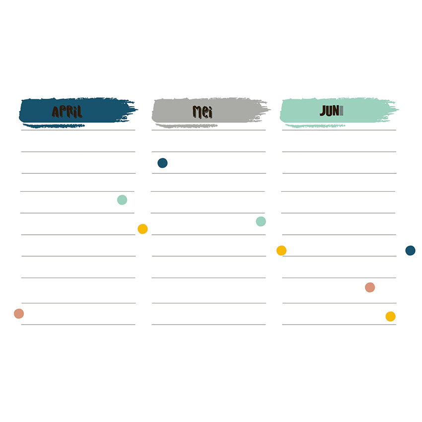 Livre d'anniversaire "Texte Néerlandais" Menthe 