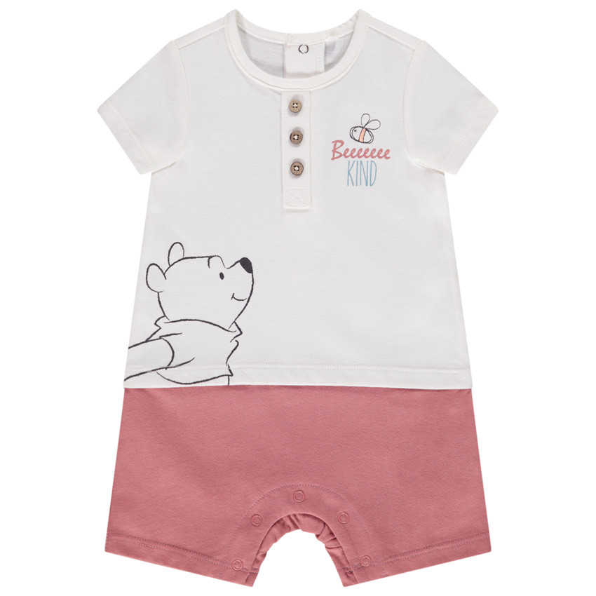 Combinaison courte effet 2 en 1 Winnie Disney pour bébé garçon 