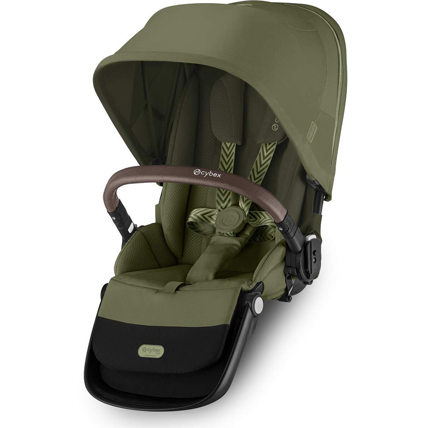 Second siège Gazelle S & e-Gazelle S Châssis Taupe/Moss Green 