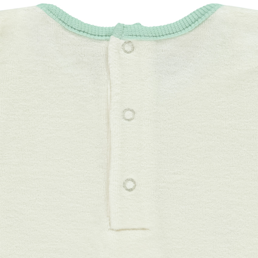 Pyjama velours Mickey Disney pour bébé garçon avec finitions différentes selon l'âge 