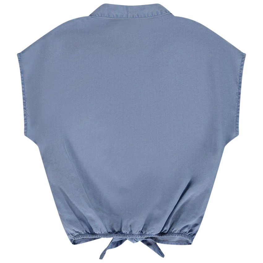 Chemise manches courte à nouer pour fille 