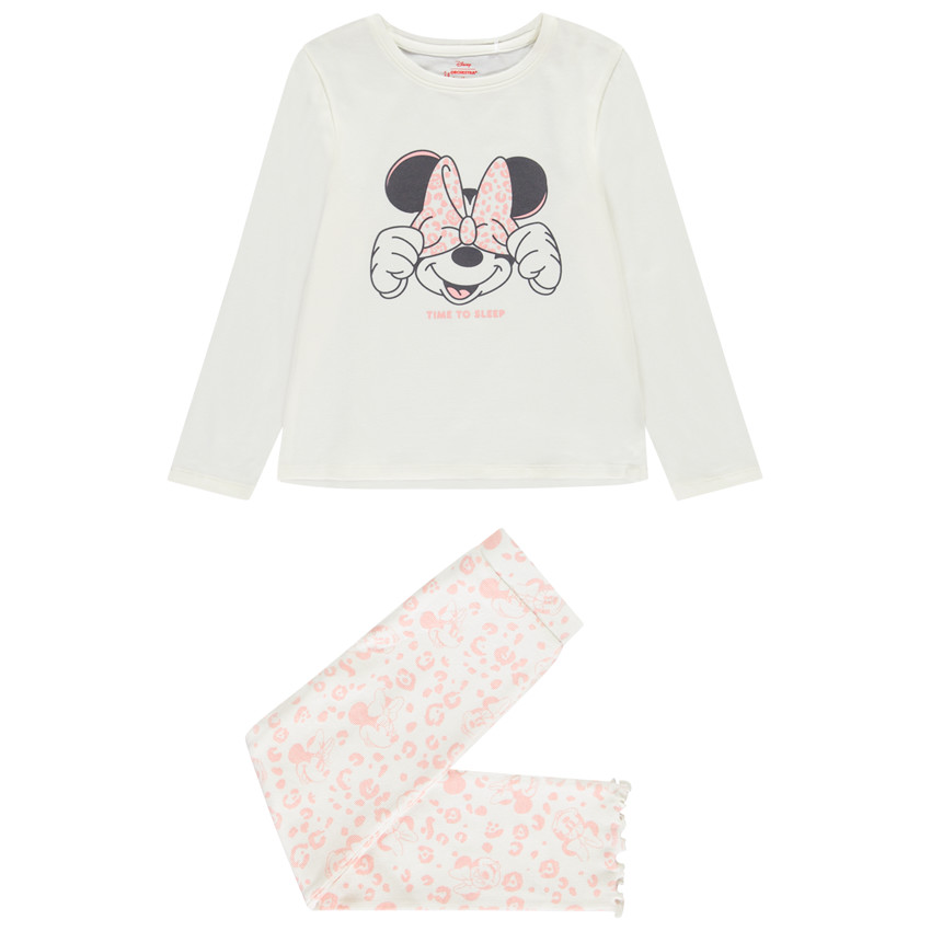 Set pyjama long en jersey Minnie Disney pour fille 