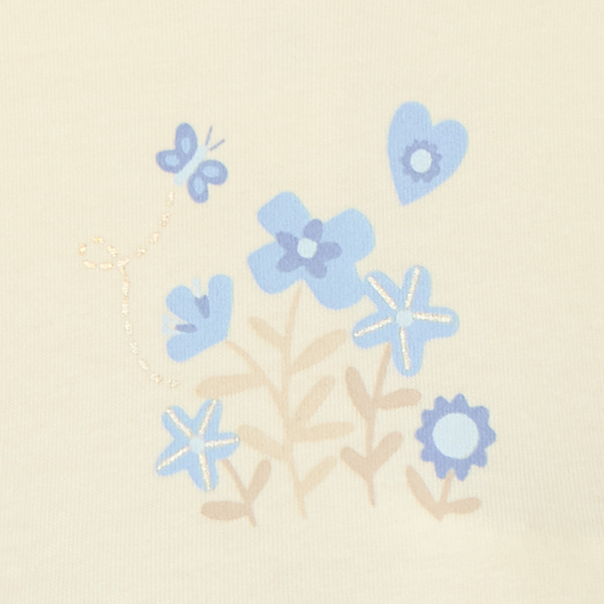 Robe bébé fille 2-en-1 imprimé papillon 