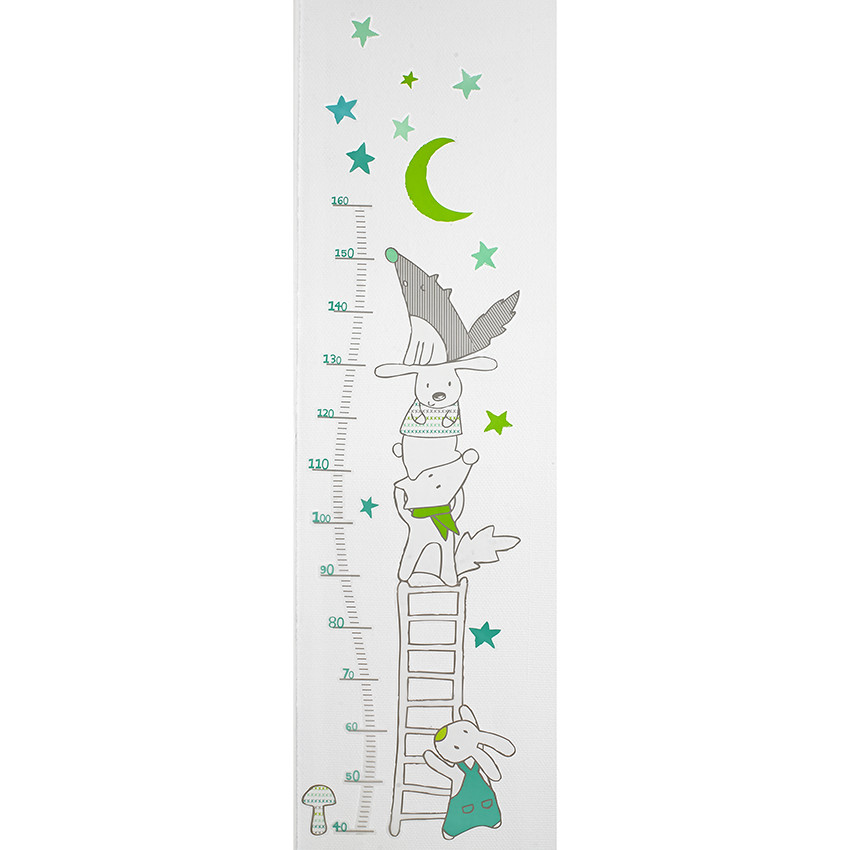Toise adhésive avec motifs fantaisie 