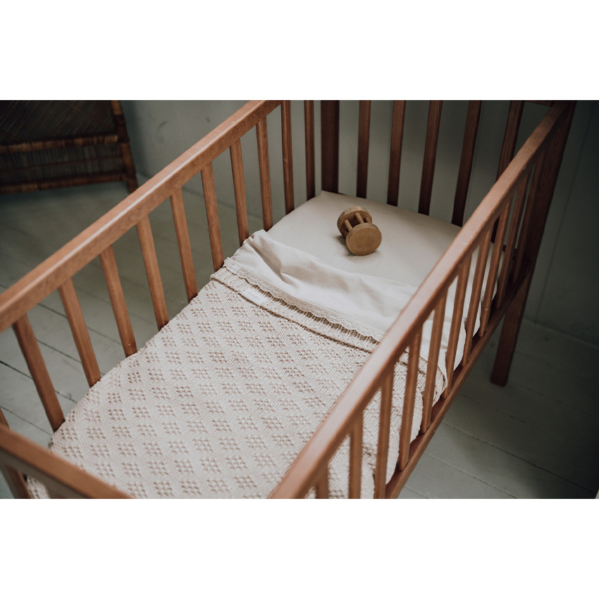 Wiegdeken Braga Warm White 75x90 TOG 1.0 