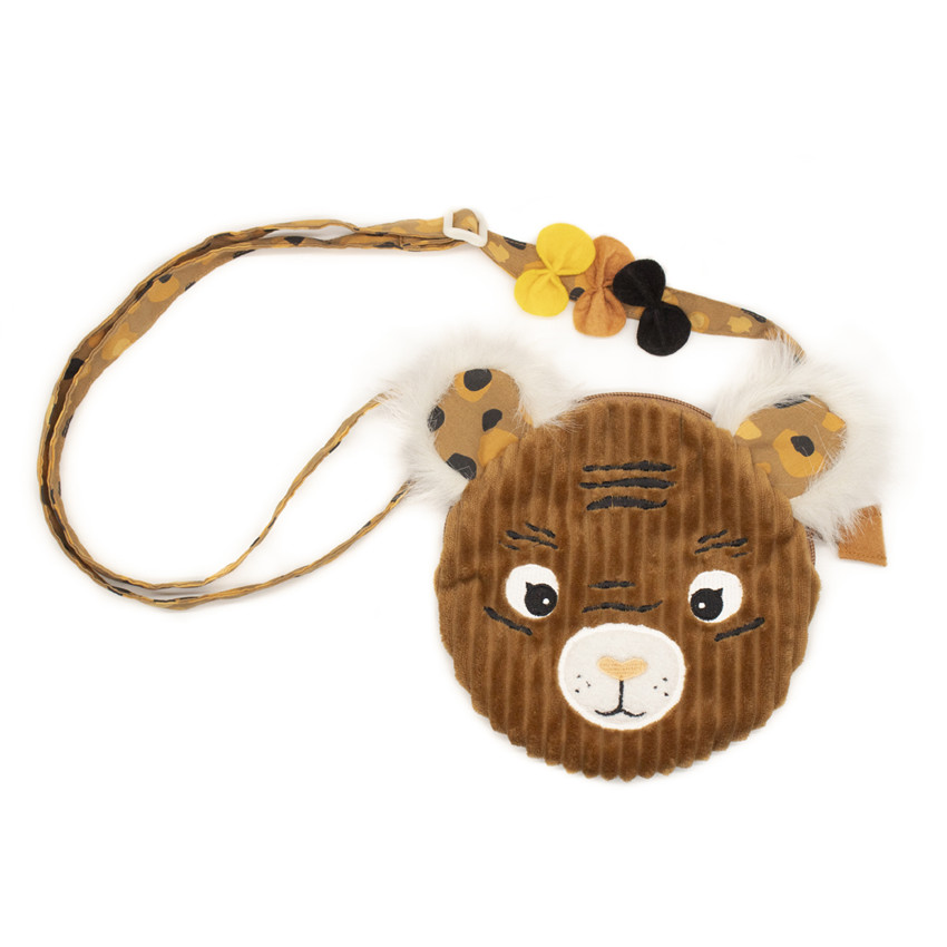 Sac rond à bandoulière Spéculos le tigre 