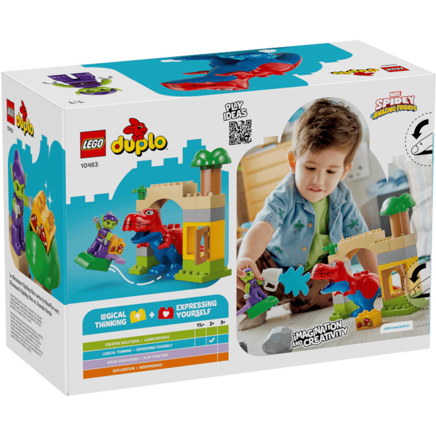 A THEME LEGO DUPLO MARVEL - SPIDEY-REX VS LE BOUFFON VERT -25PCS- 2+ 