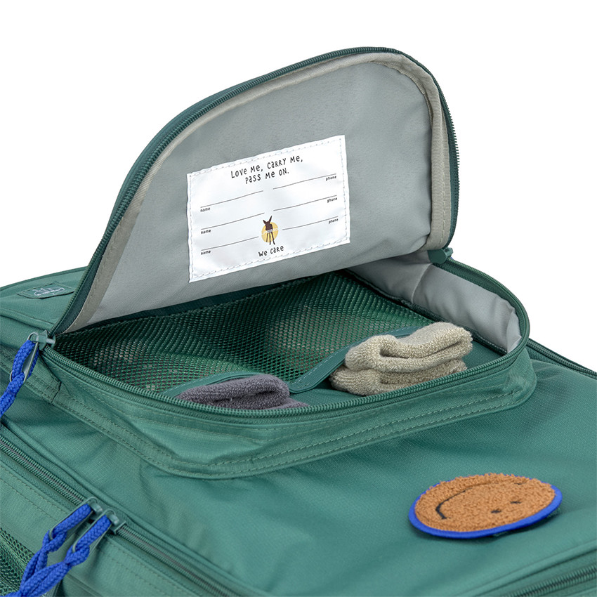 Trolley valies Little Gang voor kinderen Donker Groen 