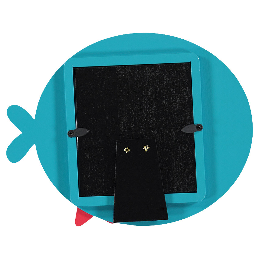 Cadre photo en bois à poser forme poisson 