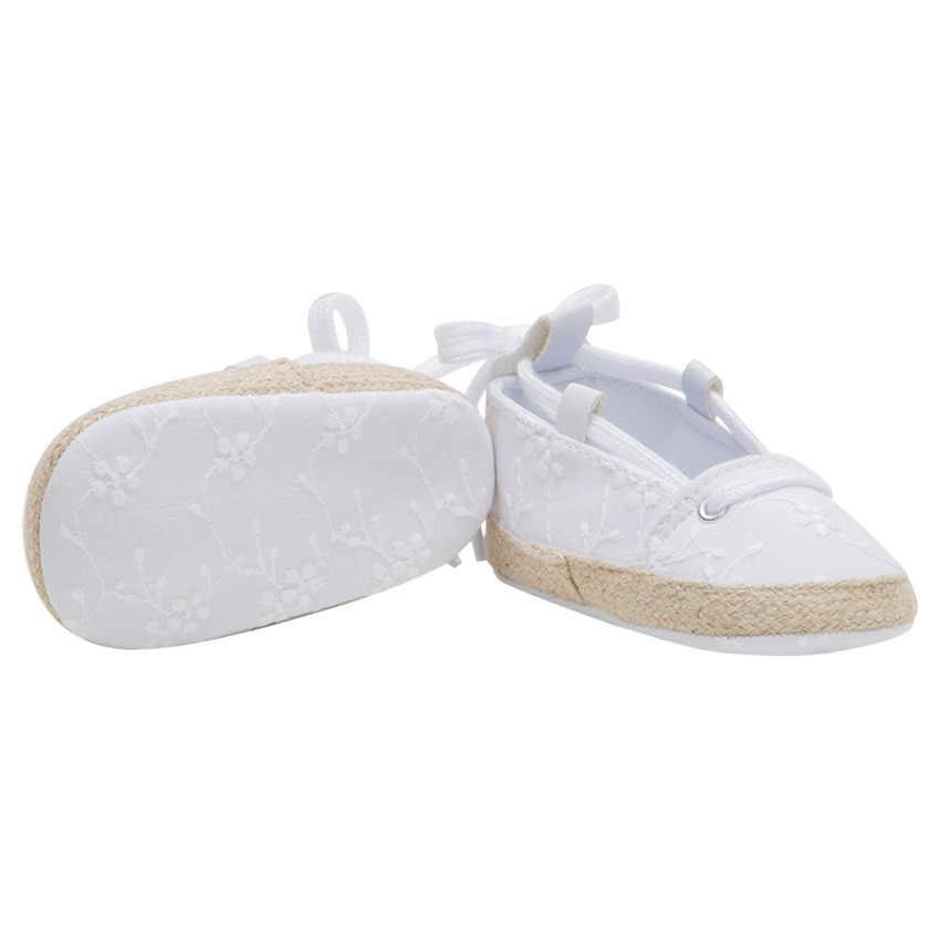 Espadrilles souples avec motif brodé  