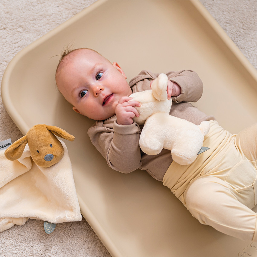 Hochet chien Charlie - Vanille 