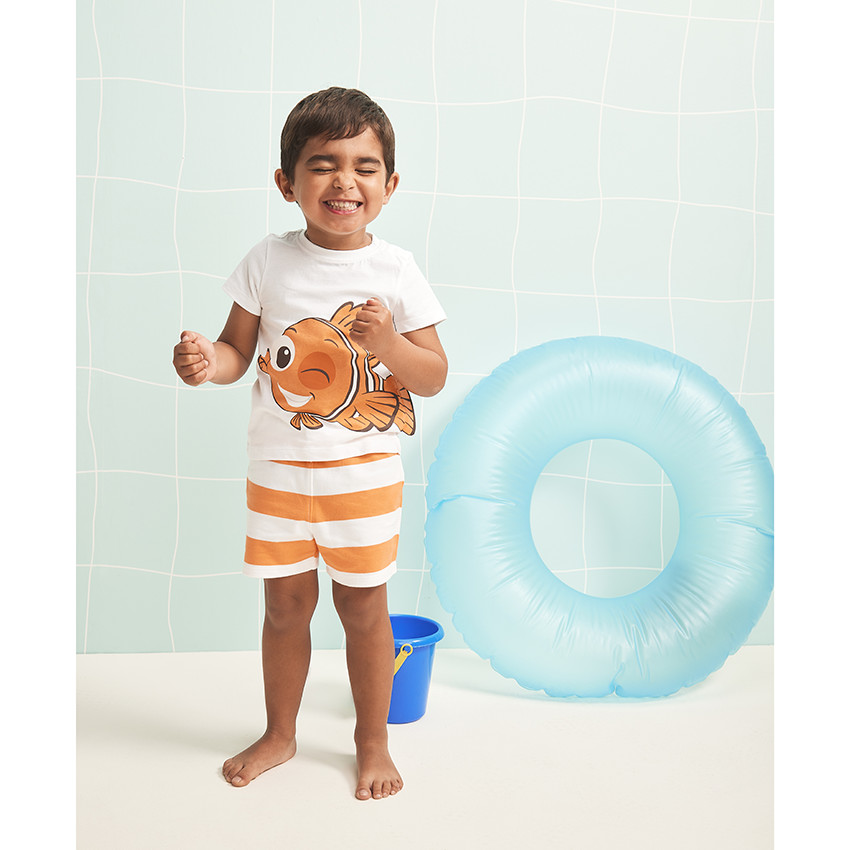 Ensemble 2 pièces t-shirt + short Nemo Disney pour bébé garçon 