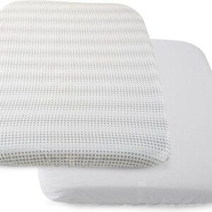 Lot de 2 draps housse pour berceau Next2Me - Air 