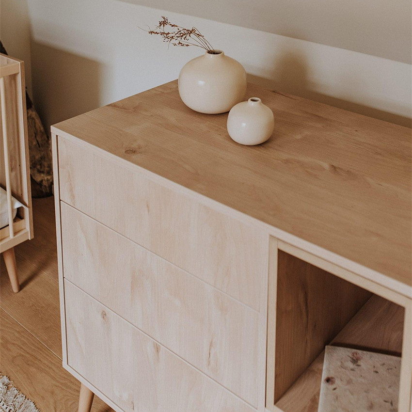 Commode 3 tiroirs Cocoon Natural Oak 