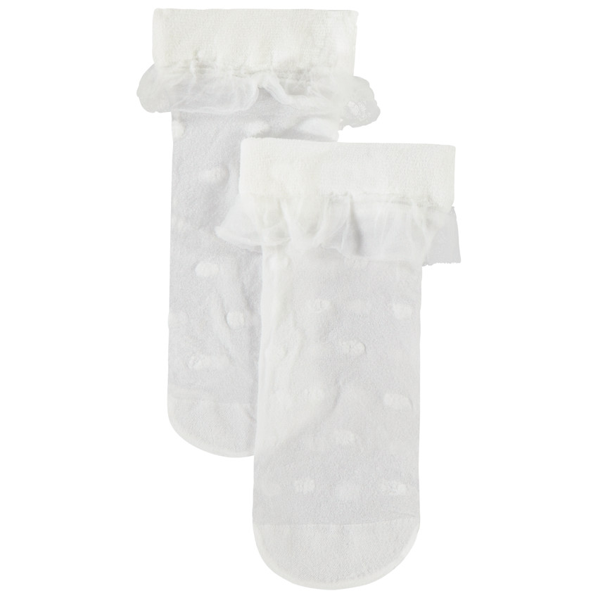 Paren van sokken met chiffon-effect voor meisjes 