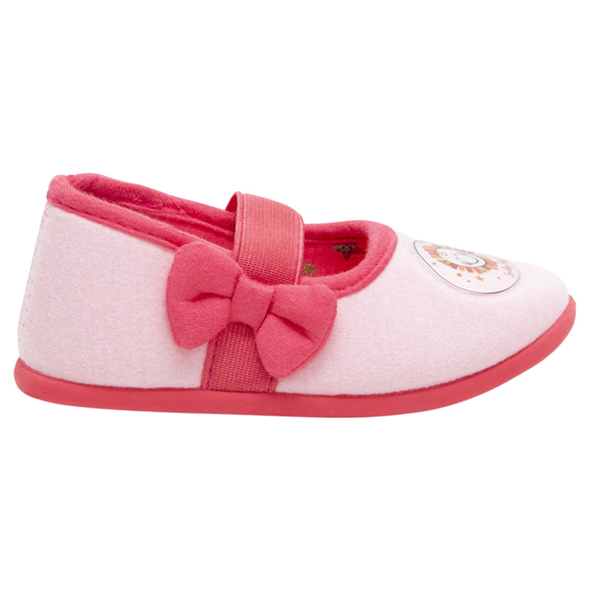 Chaussons forme babies avec badge SmileyWorld et noeud  