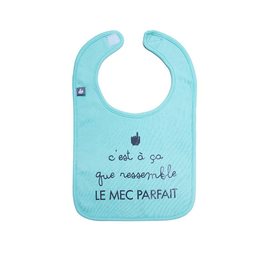 Bavoir "C'est à ça que ressemble le mec parfait" 