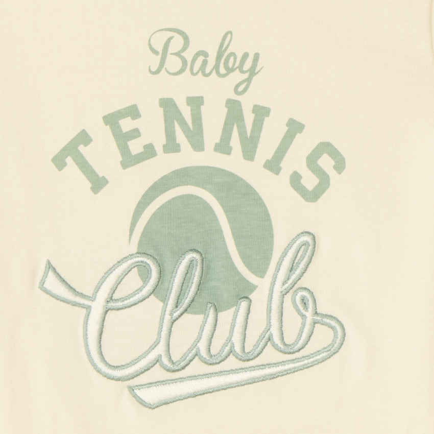 T-shirt manches courtes print tennis pour bébé garçon 