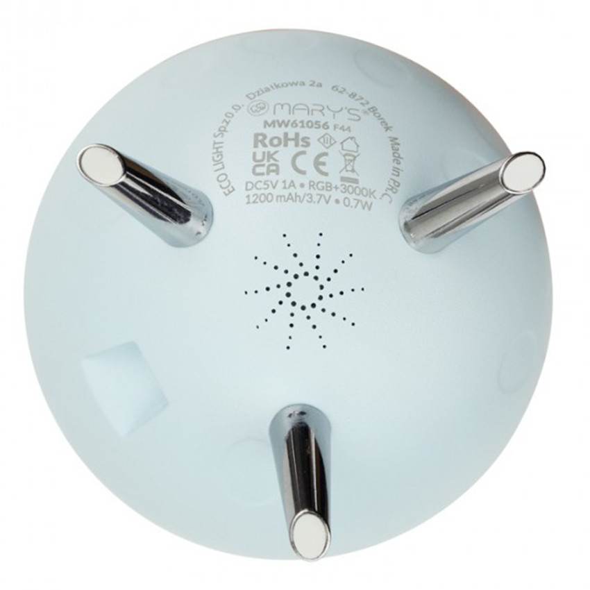 LED-nachtlampje Maan Blauw 