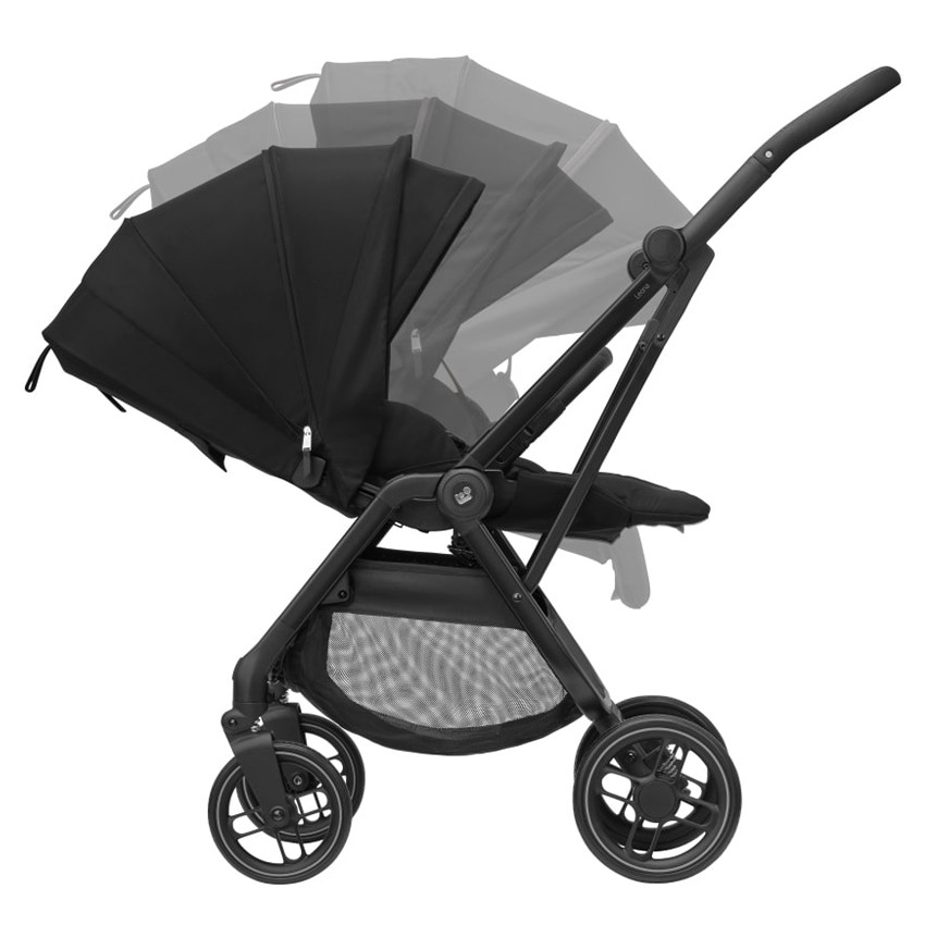 Poussette ultra-compacte Leona² twillic black 