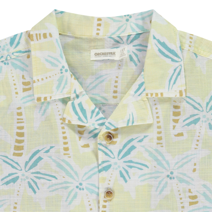 Korte mouwen shirt met palmbomen voor jongen 