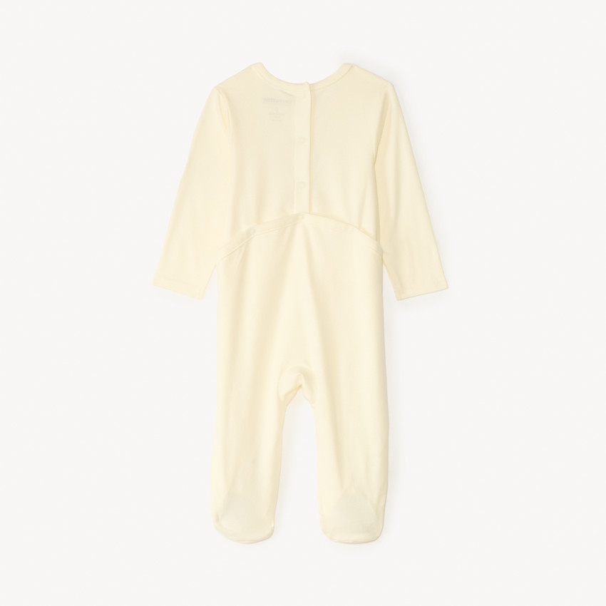 Donslaappak van jersey met borduursel voor babymeisjes 